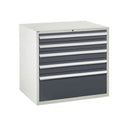 Euroslide EUC18290658 Cabinet with 5 Drawers (825 x 900 x 650mm)
