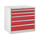 Euroslide EUC18290755 Cabinet with 5 Drawers (825 x 900 x 750mm)