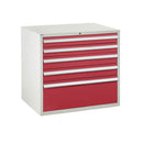 Euroslide EUC18290758 Cabinet with 5 Drawers (825 x 900 x 750mm)
