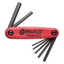 Bondhus HF7M 7pc Metric 2.5-8mm Folding Hex Key Set