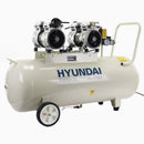 Hyundai HY275100 100 Litre Silent Air Compressor 1500W 2hp 145PSI Electric Oil-free