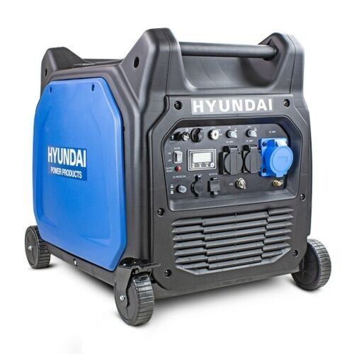 Hyundai HY6500SEi 6600W/6.6kW Remote Electric Start Petrol Portable Inverter Generator