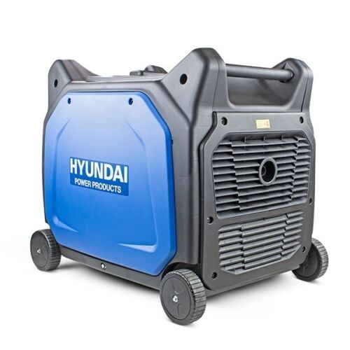 Hyundai HY6500SEi 6600W/6.6kW Remote Electric Start Petrol Portable Inverter Generator