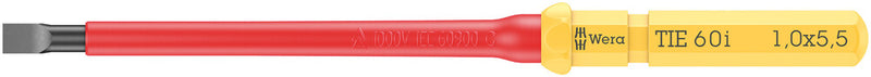 Wera 006504 Kraftform Kompakt VDE 60 i Take it easy, 1 x 5.5 x 157 mm