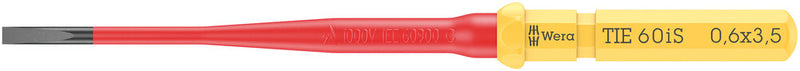 Wera 006506 Kraftform Kompakt VDE 60 iS Take it easy, 0.6 x 3.5 x 157 mm