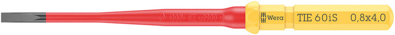 Wera 006507 Kraftform Kompakt VDE 60 iS Take it easy, 0.8 x 4 x 157 mm