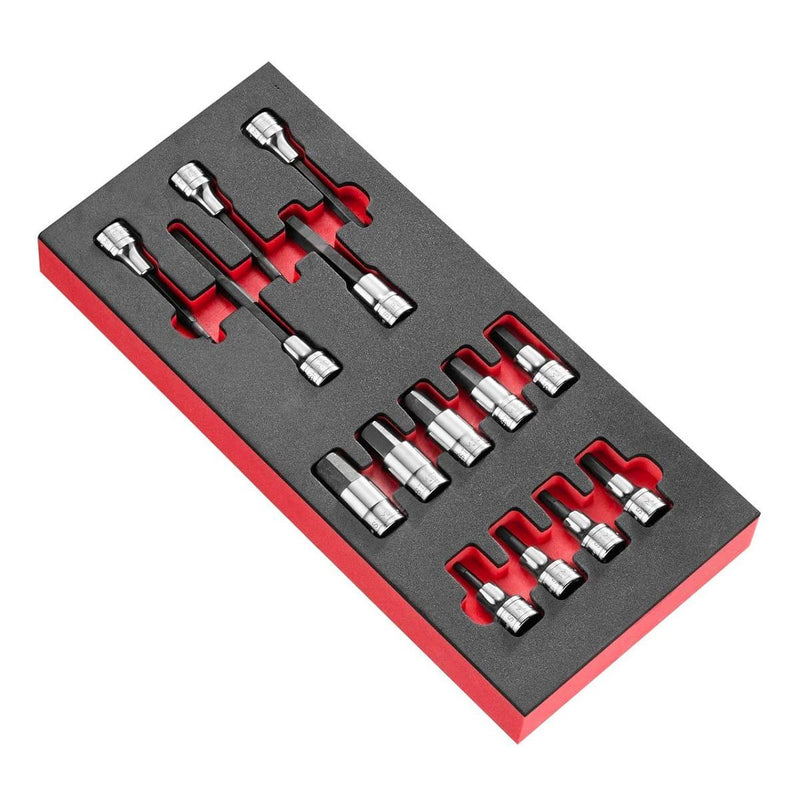 Facom MODM.SHPB 1/2"Dr 14pce Metric 5-19mm Hex Bit Socket Set