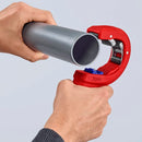 Knipex 90 23 01 BK DP50 Pipe Cutter For Plastic Drain Pipes 50mm Capacity