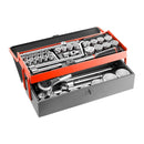 Facom SK.453N 1/2" & 3/4"Dr 42pce Metric 8-50mm Hexagon (6-Point) Socket Set