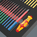 Wera 150151 28pc 9751 Foam insert Kraftform Kompakt VDE Interchangeable Screwdriver Set 1