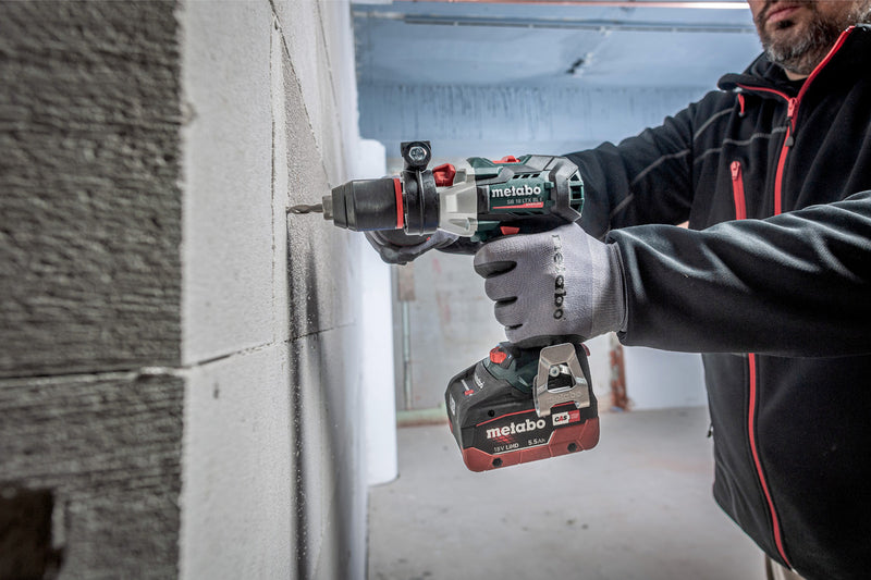 Metabo SB 18 LTX BL I 18v Cordless Hammer Drill C/W 2x 5.2Ah Li-ion Batteries