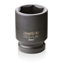 Impact Socket Supplies (ISS UK) 1/2"Dr 6-55mm Six-Point Regular Length Metric Impact Socket