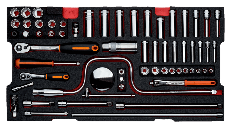 Bahco 4750RCHDW01FF1 240pce Aviation Metric & Imperial Tool Kit In Heavy Duty Rigid Case