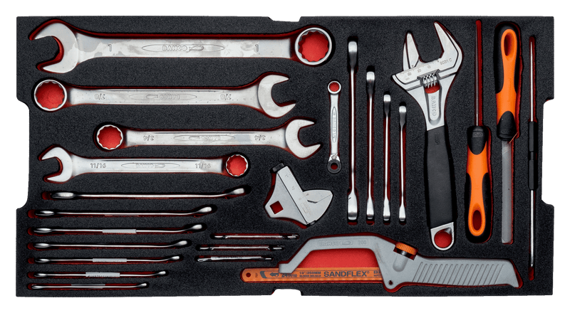 Bahco 4750RCHDW01FF2 159pce Aviation Imperial Tool Kit In Heavy Duty Rigid Case