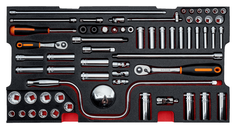 Bahco 4750RCHDW01FF2 159pce Aviation Imperial Tool Kit In Heavy Duty Rigid Case