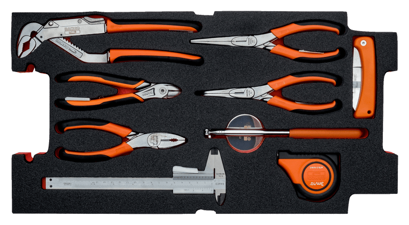 Bahco 4750RCHDW01FF3 194pce General Purpose Engineers ToolKit Metallic Tool Box
