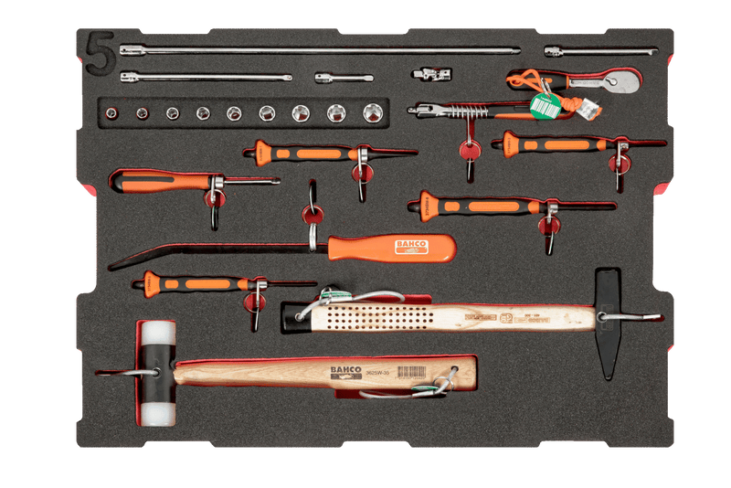 Bahco 4750RCHDW02FF4 114pce Windmills Standard Application Toolkit In Heavy Duty Rigid Case