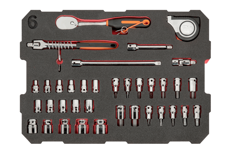 Bahco 4750RCHDW02FF4 114pce Windmills Standard Application Toolkit In Heavy Duty Rigid Case