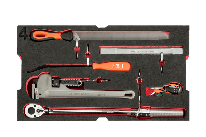 Bahco 4750RCHDW01FF9 41pce Offshore Oil & Gas Training Application Toolkit In Heavy Duty Rigid Case