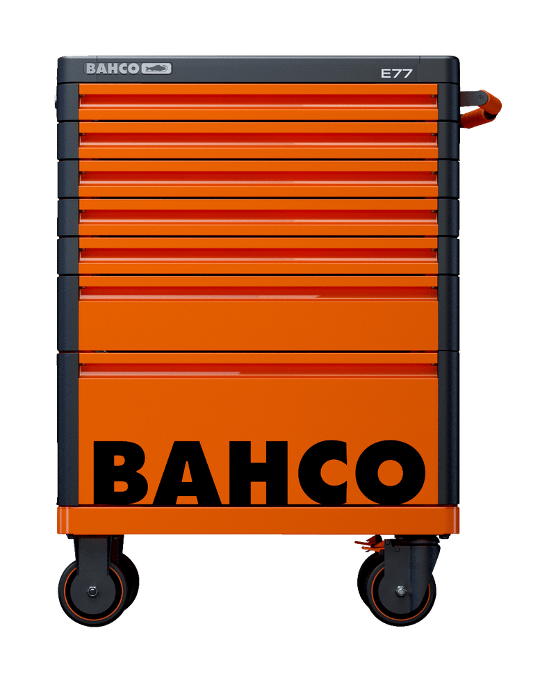 Bahco 1477K7 E77 Premium 7 Drawer Orange Mobile Roller Cabinet