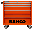 Bahco 1475KXL6 C75 6 Drawer 40" Orange Classic Mobile Roller Cabinet
