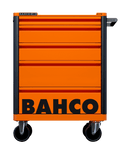 Bahco 1472K5 E72 5 Drawer Orange Mobile Roller Cabinet