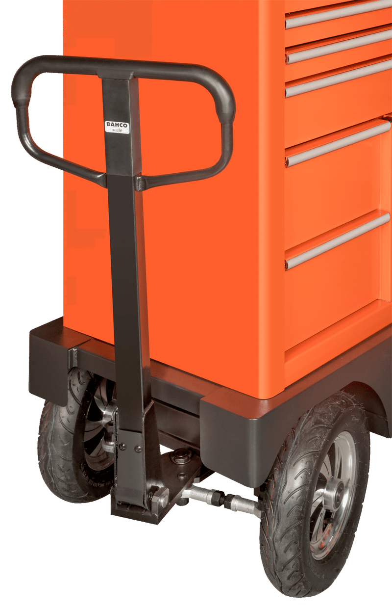 Bahco 1475KXXL8CWTSS C75 XL 8 Drawer 53" Orange  53" Special Tool Trolley with 8 Drawers and Side Cabinet