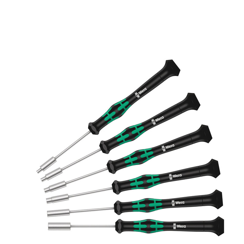Wera 118158 6pc 2069/6 Screwdriver Set and rack for electronic applications