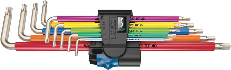 Wera 022689 9pc 3967/9 TX SXL Multicolour Holding Function Stainless 1 L-key Set