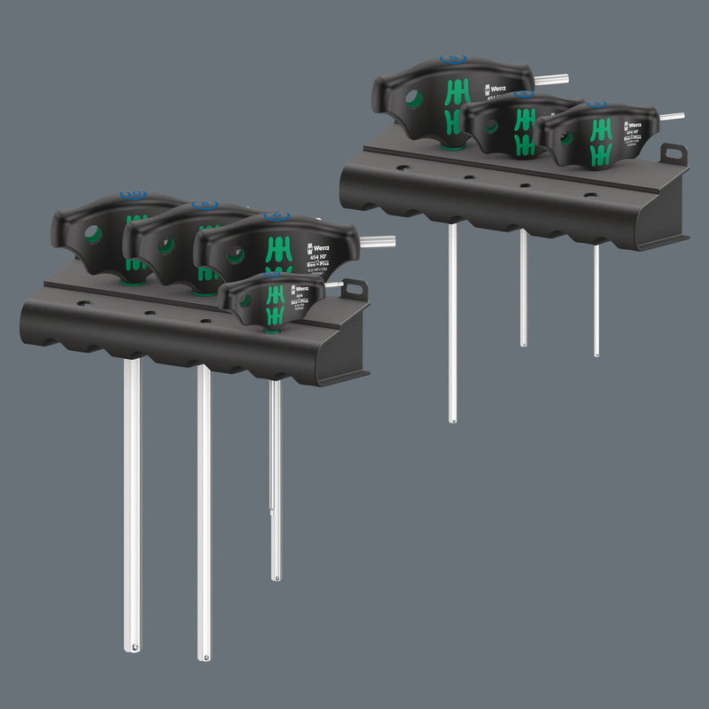 Wera 023450 7pc 454/7 HF Set 1 Holding Function Hex-Plus T-Handle Set