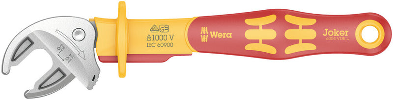 Wera 020153 6004 Joker VDE L Self-Setting Spanner, 16-19mm, 5/8"-3/4"