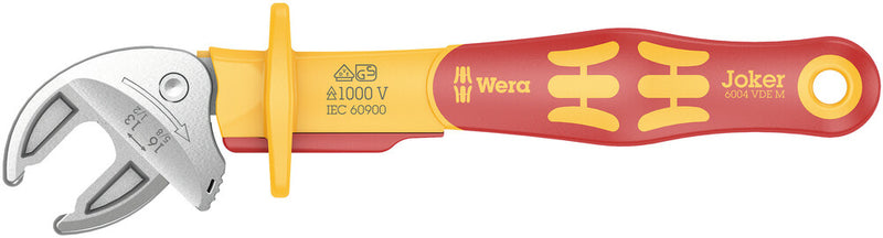 Wera 020152 6004 Joker VDE M Self-Setting Spanner, 13-16mm, 1/2"-5/8"