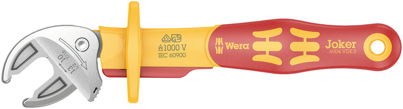 Wera 020151 6004 Joker VDE S Self-Setting Spanner, 10-13mm, 7/16"-1/2"