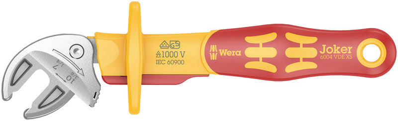 Wera 020150 6004 Joker VDE XS Self-Setting Spanner, 7-10mm, 1/4"-3/8"