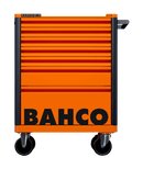 Bahco 1472K7 E72 7 Drawer Orange Mobile Roller Cabinet