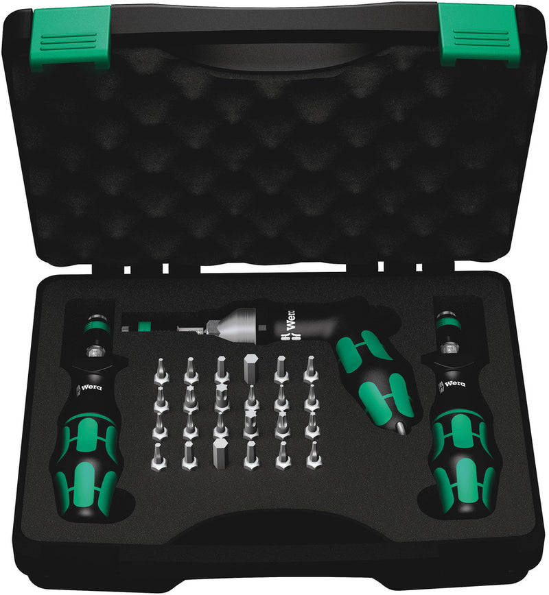 Wera 074739 27pc 7440/41/42 Kraftform torque screwdriver Set 0.3-6.0 Nm