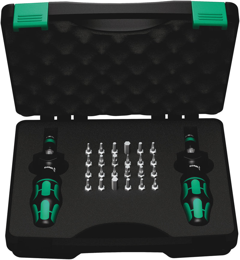 Wera 074738 26pc 7440/41 Kraftform Torque Screwdriver Set, 0.3-3.0 Nm