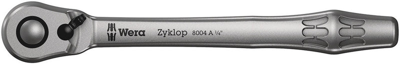 Wera 004004 8004 A Zyklop Metal Switch Ratchet, 1/4"