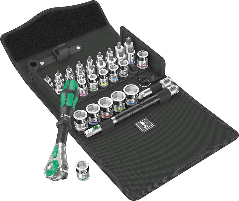 Wera 003536 35pc 8100 SB All-in Zyklop Speed Socket Set, 3/8"