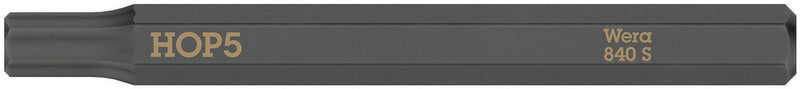 Wera 018152 5 840 S Hex-Plus bits for impact screwdrivers