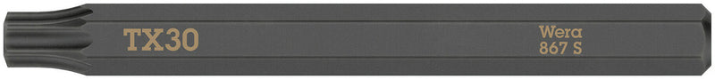 Wera 018169 TX30 867 S TORX¨ bits for impact screwdrivers