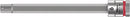 Wera 003338 6mm 8740 A HF Zyklop Hex-Plus Holding Function Bit-Socket ,1/4", Long