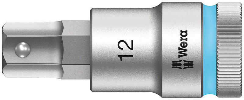 Wera 003826 12mm 8740 C HF Zyklop Hex-Plus Holding Function Bit-Socket ,1/2"