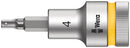 Wera 003820 4mm 8740 C HF Zyklop Hex-Plus Holding Function Bit-Socket ,1/2"