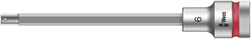 Wera 003842 6mm 8740 C HF Zyklop Hex-Plus Holding Function Bit-Socket ,1/2", Long