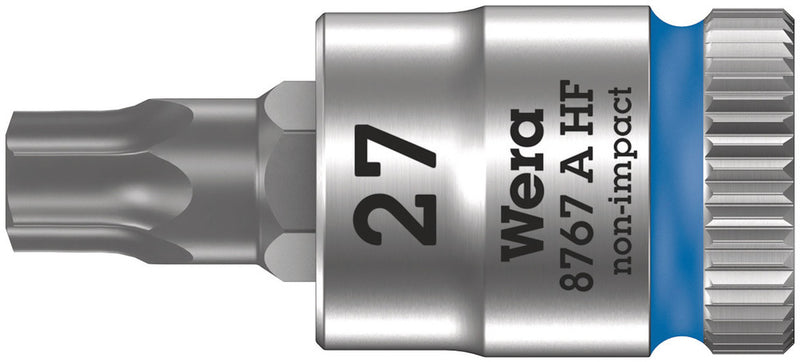 Wera 003367 TX27 8767 A HF TORX¨ Zyklop Holding Function Bit-Socket, 1/4"