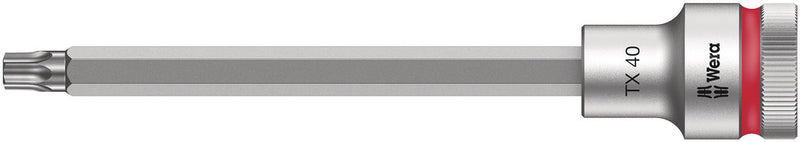 Wera 003854 TX40 8767 C HF TORX¨ Zyklop Holding Function Bit-Socket, 1/2", Long