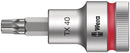 Wera 003834 TX40 8767 C HF TORX¨ Zyklop Holding Function Bit-Socket, 1/2"