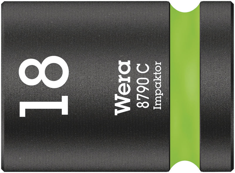 Wera 004575 18mm 8790 C Impaktor Socket, 1/2"