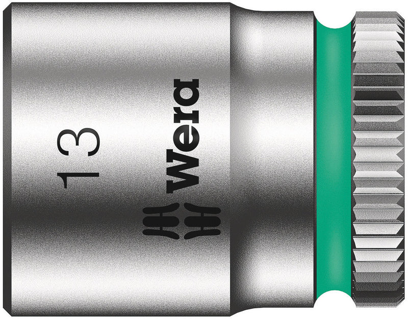 Wera 003512 13mm 8790 HMA Zyklop Socket, 1/4"